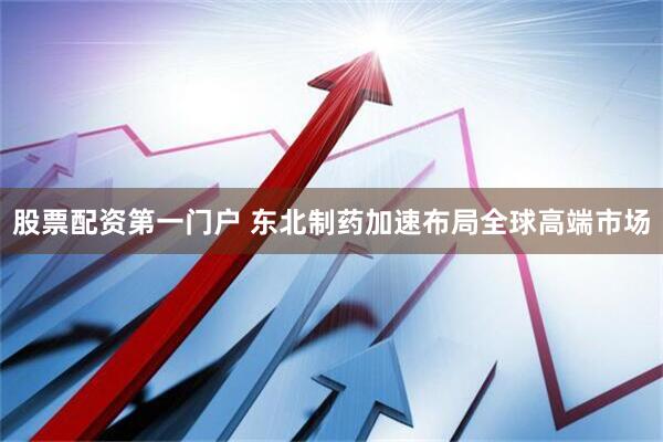 股票配资第一门户 东北制药加速布局全球高端市场