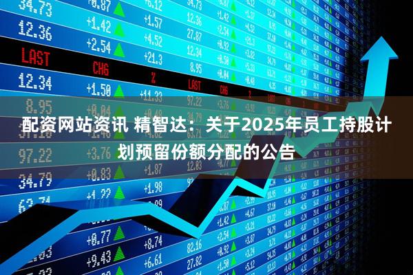 配资网站资讯 精智达：关于2025年员工持股计划预留份额分配的公告
